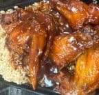 Best 🌶️四川鸡翅跟叉饭 Szechuan chicken wing w. Pork fried rice in Blue Bell, PA